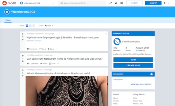Examples of Great Reddit Ads - Nordstrom